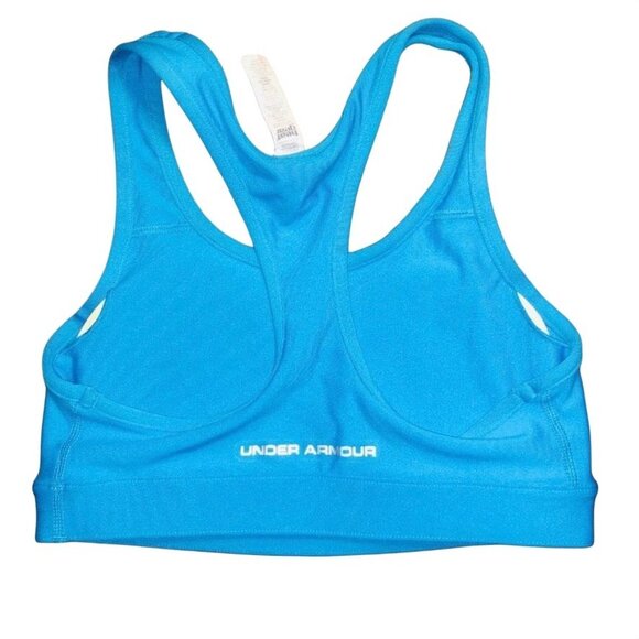Under Armour Racerback Compression Sports Bra Blue Size XS - Picture 5 of 6